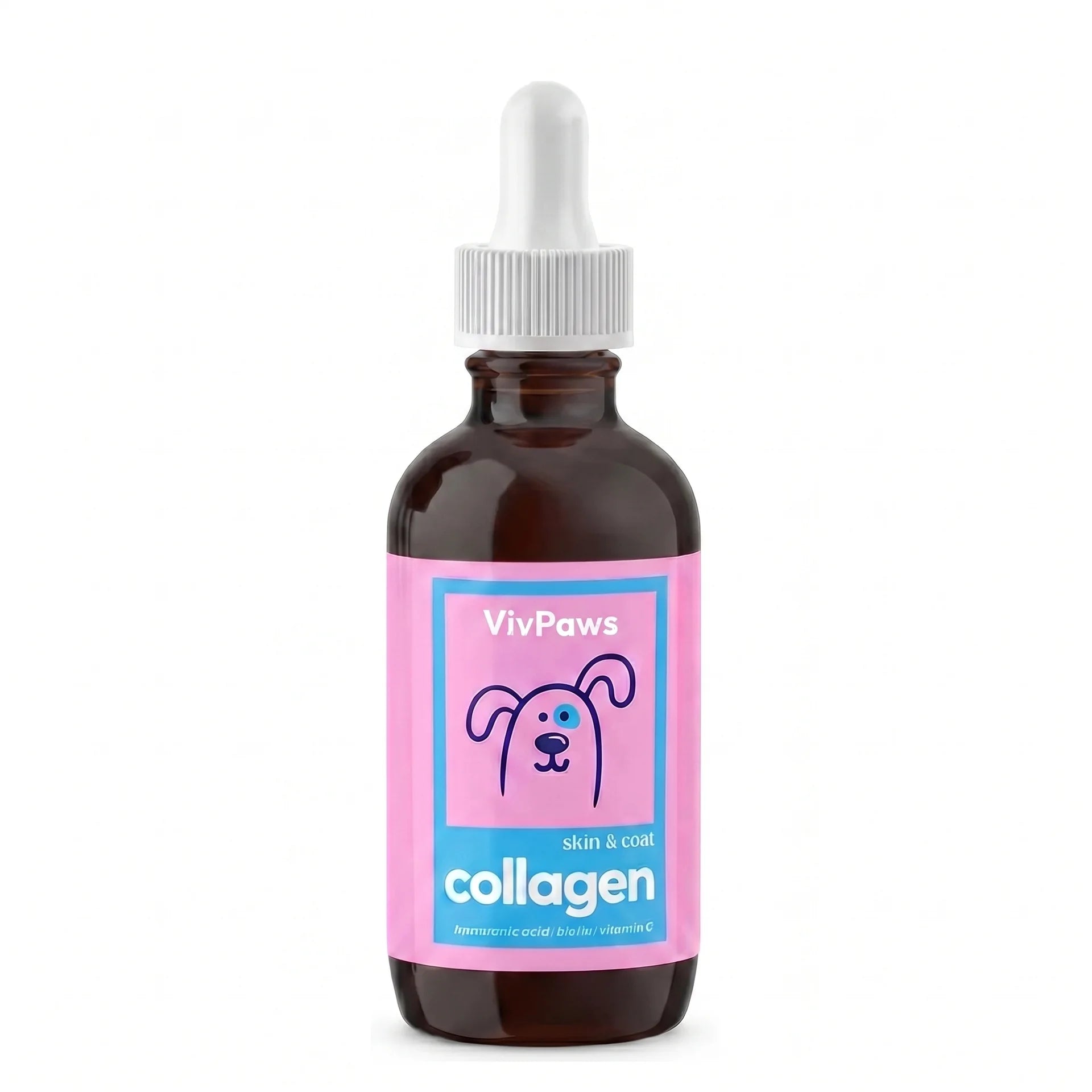 Colágeno Líquido VivPaws — Piel y Pelaje