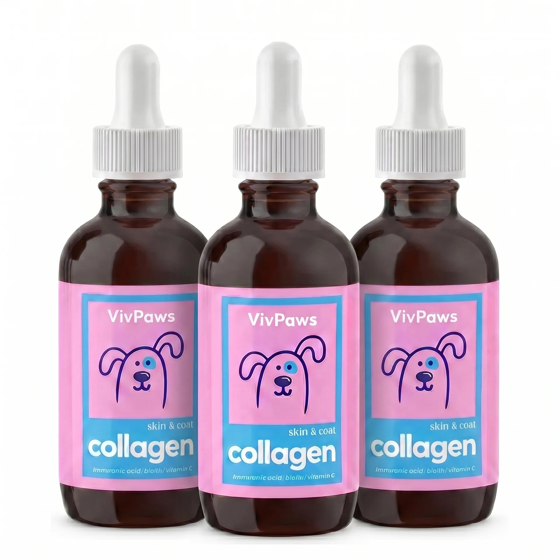 Colágeno Líquido VivPaws — Piel y Pelaje