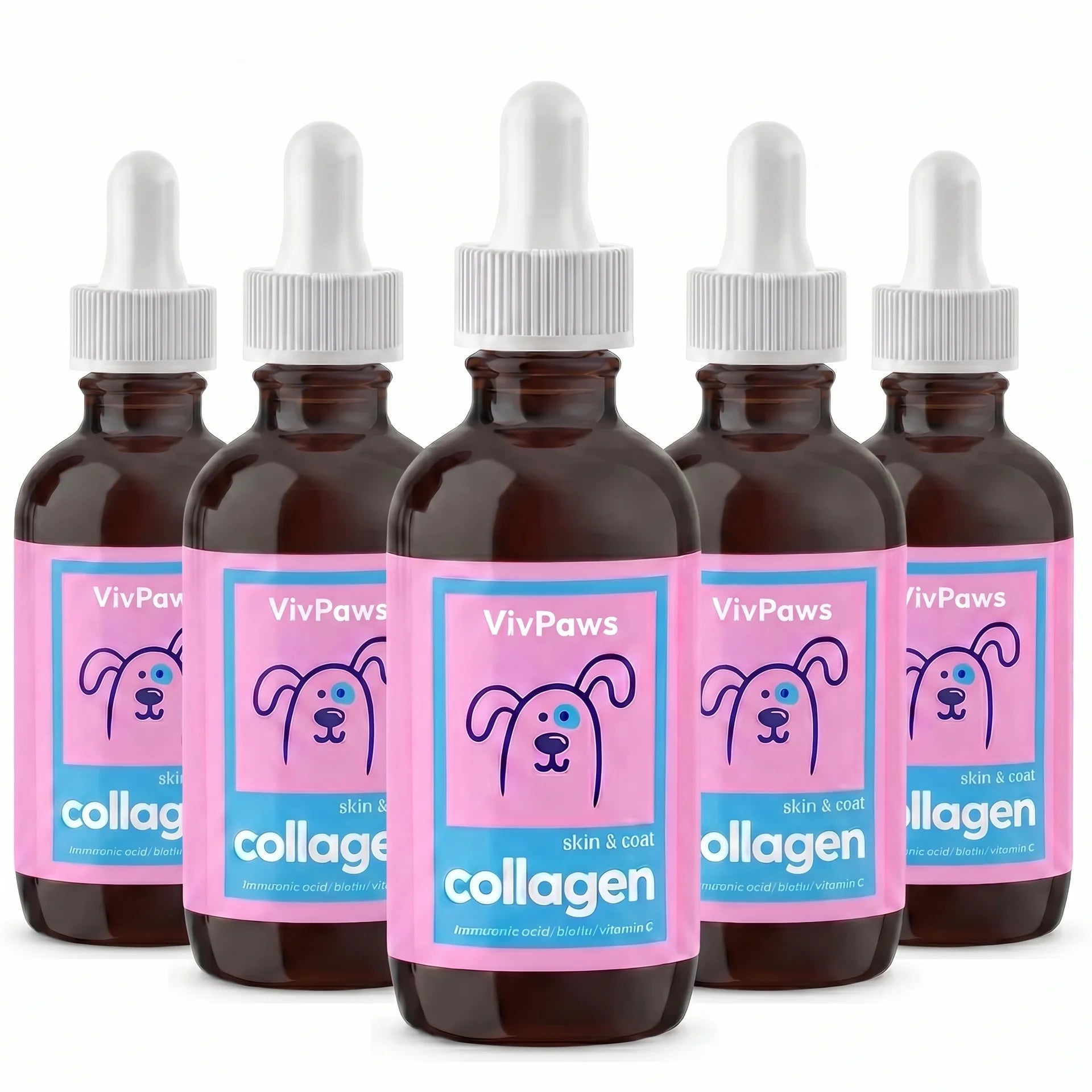 Colágeno Líquido VivPaws — Piel y Pelaje